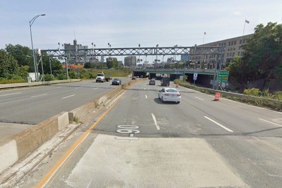 State Police Cruiser Involved in 5-Car Crash on Mass Pike Near Allston Brighton