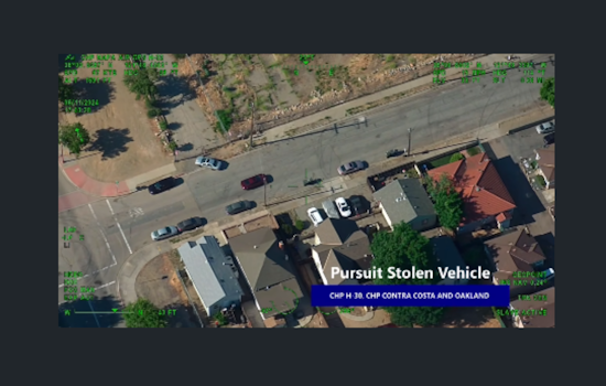 VIDEO: Stolen Vehicle Apprehended After High-Speed East Bay Pursuit with Aerial Police Coordination