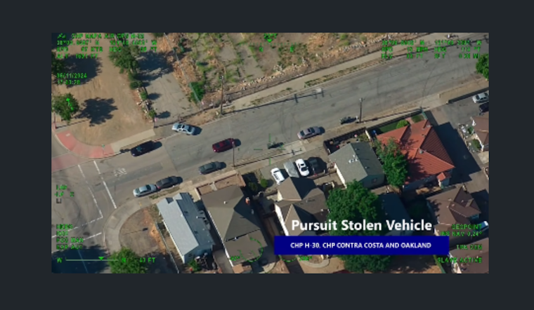 VIDEO: Stolen Vehicle Apprehended After High-Speed East Bay Pursuit with Aerial Police Coordination