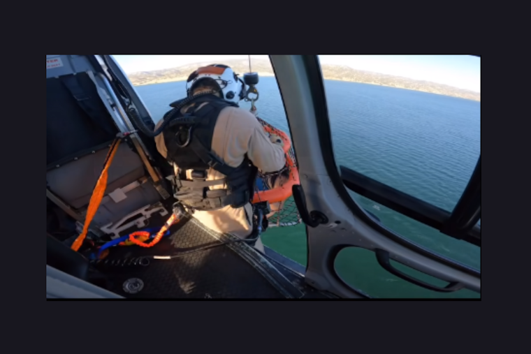 VIDEO: Stranded Paddle Boarder Rescued from Lake Berryessa by CHP Air Operations Crew