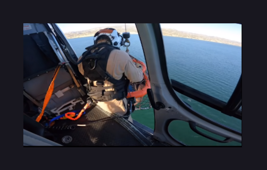 VIDEO: Stranded Paddle Boarder Rescued from Lake Berryessa by CHP Air Operations Crew