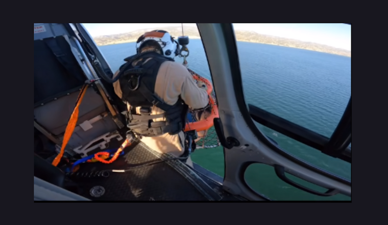VIDEO: Stranded Paddle Boarder Rescued from Lake Berryessa by CHP Air Operations Crew