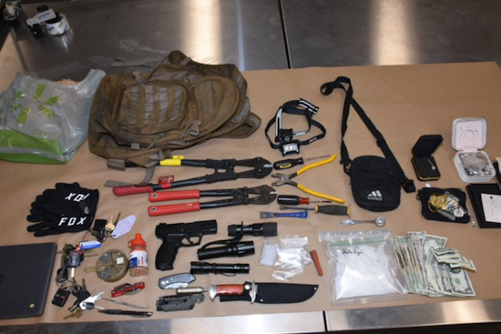Sunnyvale Suspect on Probation Found with Replica Gun and Drugs, Under Investigation by Local Authorities