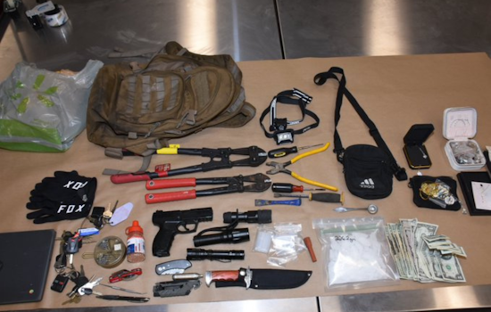 Sunnyvale Suspect on Probation Found with Replica Gun and Drugs, Under Investigation by Local Authorities