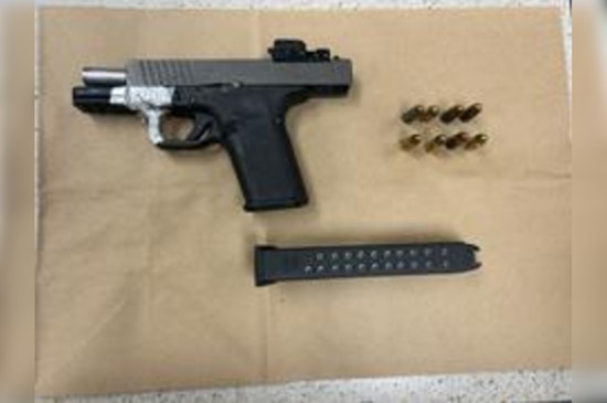 Suspect Apprehended in Muscoy Following Motorcycle Chase, Unserialized Firearm Seized
