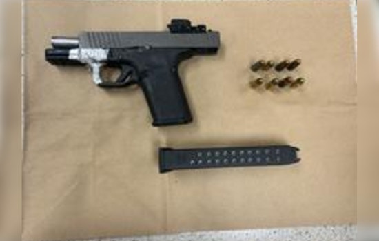 Suspect Apprehended in Muscoy Following Motorcycle Chase, Unserialized Firearm Seized
