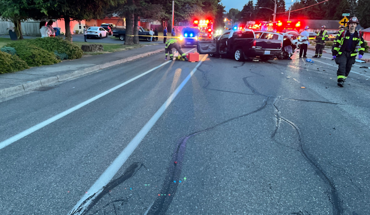 Suspected DUI Crash in Renton Injures Family and Driver, Police Investigate