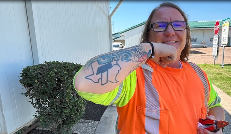 Texarkana TxDOT Supervisor Honors Late Mother and Career with 'Flying T' Tattoo