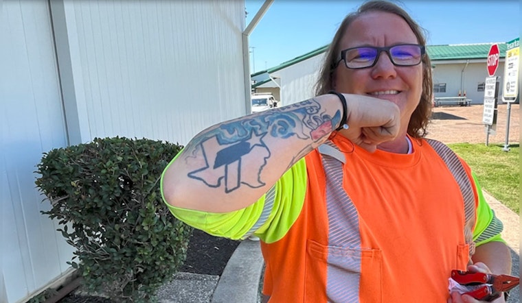 Texarkana TxDOT Supervisor Honors Legacy with Unique Tattoo of Agency Logo and Tribute to Late Mother