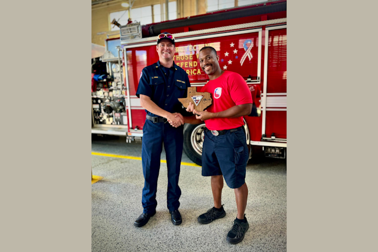 Texas Firefighter Eric Burts Honored as Junior Civilian of the Quarter for Exemplary Service