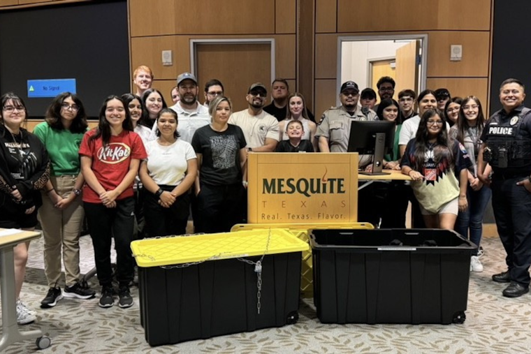 The Home Depot Donates Vital Storage Equipment to Support Mesquite Police Explorers Program