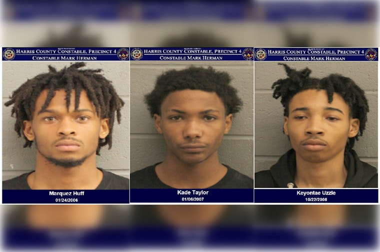Three Suspects Charged with Unlawful Carrying of a Weapon After Routine Traffic Stop Reveals Stolen Gun in Houston