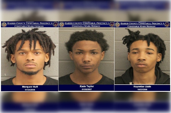 Three Suspects Charged with Unlawful Carrying of a Weapon After Routine Traffic Stop Reveals Stolen Gun in Houston