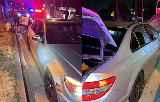 Tiburon Police Impound Vehicle for Reckless Driving Following Marin County Crackdown