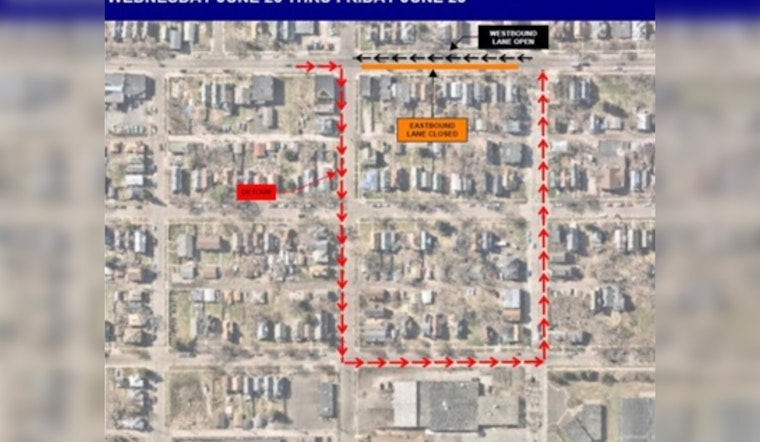 Traffic Alert: Eastbound Lane on West Third Street in Duluth Closed for Utility Work June 26-28