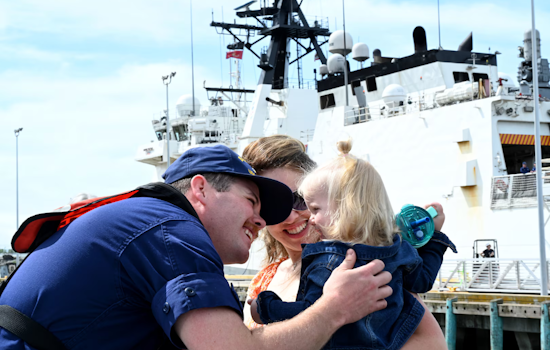 U.S. Coast Guard Cutter Munro Returns to Alameda After Seizing Over $2 Billion in Narcotics and Combating Illegal Fishing in the Eastern Pacific