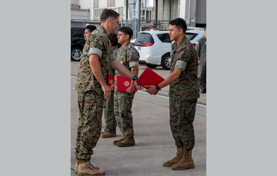 US Marines from VMFA-112 Cowboys Receive Navy and Marine Corps Achievement Medals at NAS JRB Fort Worth