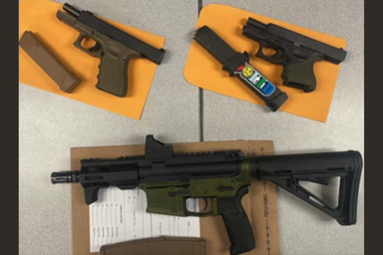 Vallejo Police Arrest Two Men for Pointing Gun From Car, Seize Three Firearms