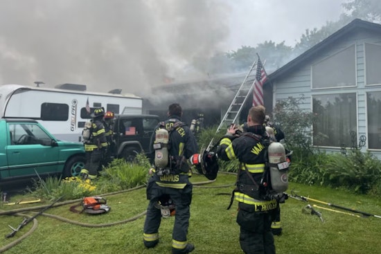 Vancouver Firefighters Control Northeast 45th Street Blaze, Residents Displaced, No Injuries Reported