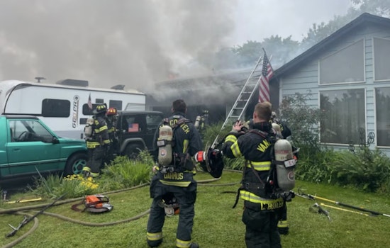 Vancouver Firefighters Control Northeast 45th Street Blaze, Residents Displaced, No Injuries Reported