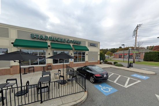 Vehicle Veers Off Route 1, Strikes Walpole Starbucks Causing Minor Injuries and Structural Damage