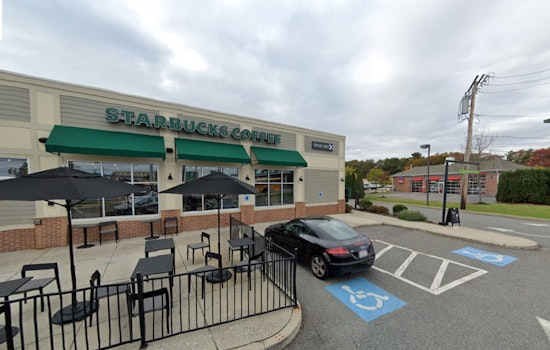 Vehicle Veers Off Route 1, Strikes Walpole Starbucks Causing Minor Injuries and Structural Damage