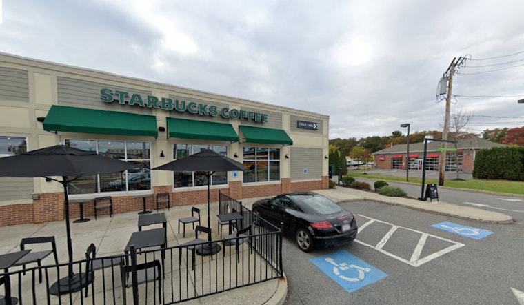 Vehicle Veers Off Route 1, Strikes Walpole Starbucks Causing Minor Injuries and Structural Damage