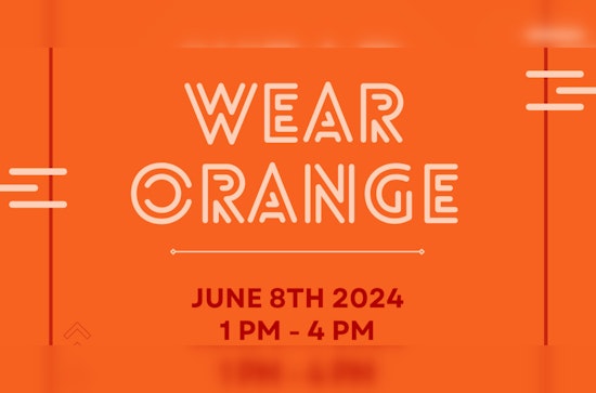 Wear Orange Event to Address Gun Violence on National Awareness Day