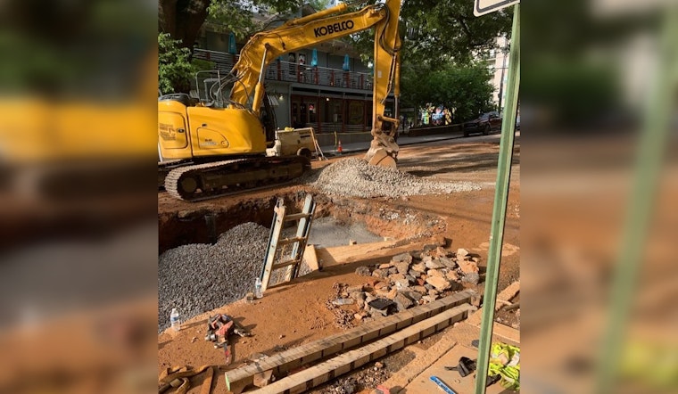 West Peachtree Street in Midtown Atlanta Reopens After Water Main Repairs