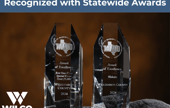 Williamson County Honored with Two TAMIO Awards for Excellence in Public Communications at San Antonio Conference