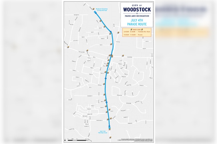 Woodstock's July 4th Spectacular, Freedom Run, Parade, Festival, and Fireworks on Independence Day