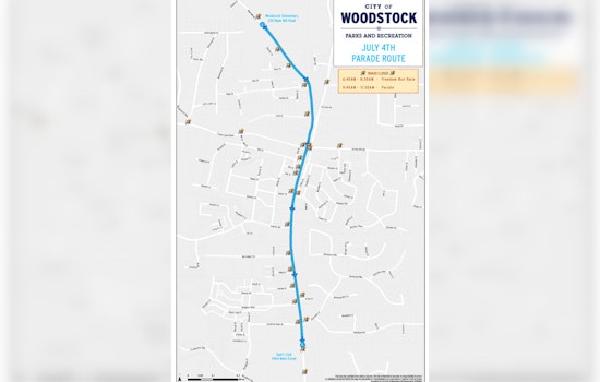Woodstock's July 4th Spectacular, Freedom Run, Parade, Festival, and Fireworks on Independence Day