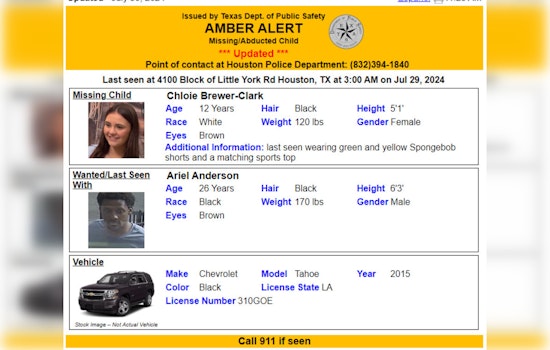 12-Year-Old Chloie Brewer-Clark Vanishes, Police on the Hunt for Suspected Companion Ariel Anderson