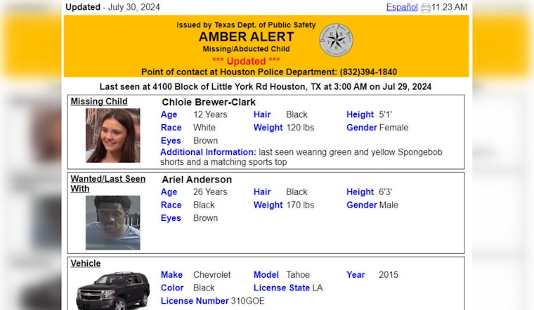 12-Year-Old Chloie Brewer-Clark Vanishes, Police on the Hunt for Suspected Companion Ariel Anderson