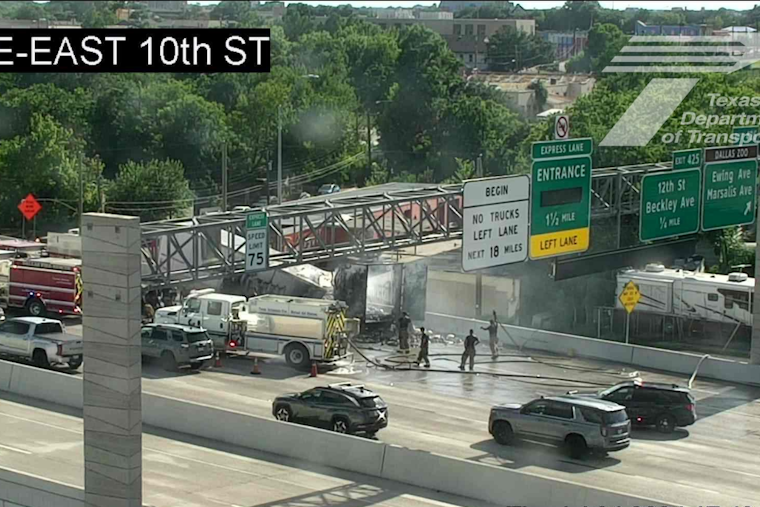 18-Wheeler Blaze on I-35 Causes Rush Hour Delays in Dallas, Authorities Urge Alternate Routes