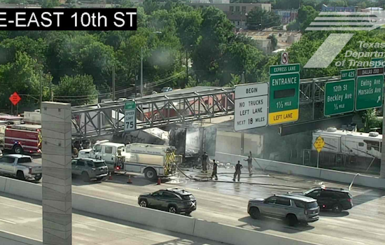 18-Wheeler Blaze on I-35 Causes Rush Hour Delays in Dallas, Authorities Urge Alternate Routes
