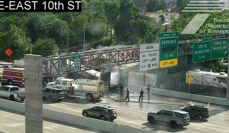 18-Wheeler Blaze on I-35 Causes Rush Hour Delays in Dallas, Authorities Urge Alternate Routes