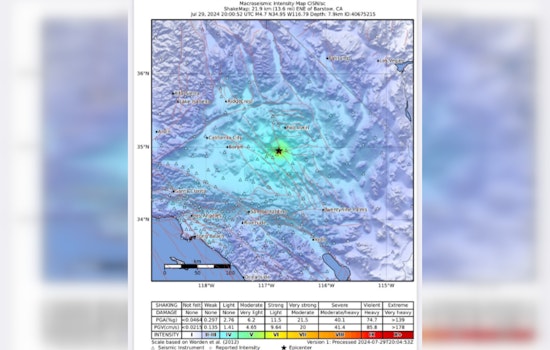 4.9-Magnitude Earthquake Rattles Mojave Desert, Tremors Felt from Las Vegas to Los Angeles