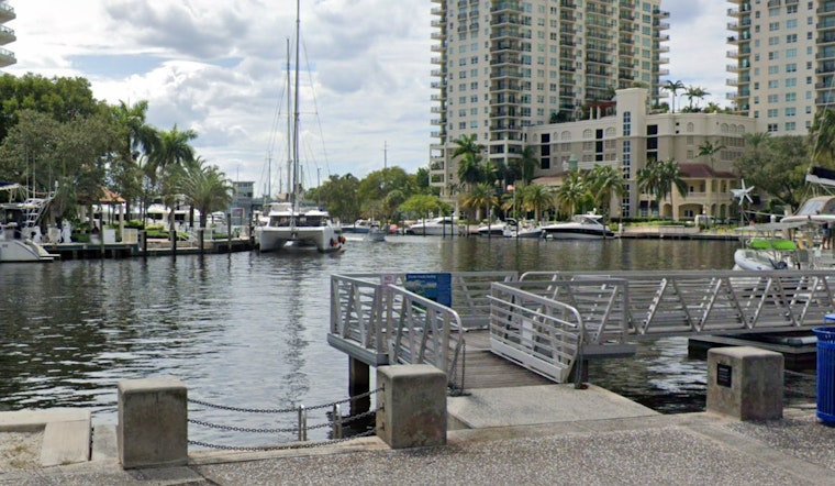 70-Foot Yacht Sinks on New River Near Fort Lauderdale's Esplanade Park, No Injuries Reported