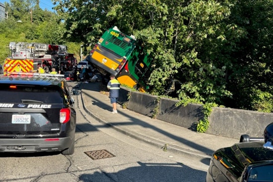 8 Injured When King County Metro Bus Crashes in Renton Due to Driver's Medical Emergency