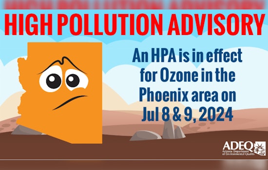 Arizona Department of Environmental Quality Issues Ozone Advisory for Phoenix Metro Area