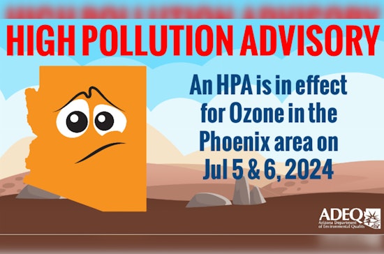 Arizona Issues Ozone High Pollution Advisory, Calls for Community Action in Phoenix