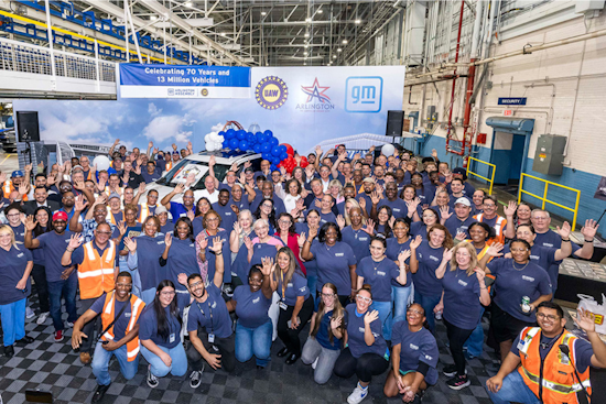 Arlington Assembly Plant Celebrates 70 Years and 13 Millionth Vehicle, a Cadillac Escalade-V, Cementing Its Economic Impact on Arlington