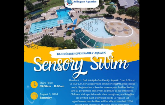 Arlington's Bad Königshofen Family Aquatic Center Hosts Sensory Swim for Special Needs Children
