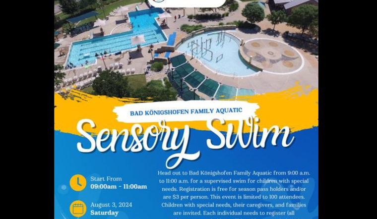 Arlington's Bad Königshofen Family Aquatic Center Hosts Sensory Swim for Special Needs Children