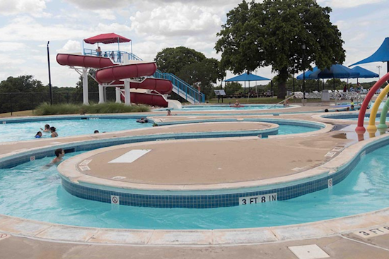 Arlington's Randol Mill Family Aquatic Center Hosted Electrifying 'Glow Up Pool Party' Yesterday