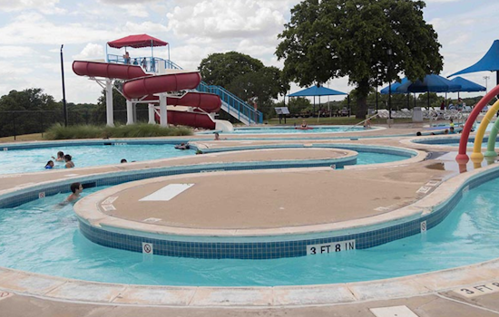 Arlington's Randol Mill Family Aquatic Center Hosted Electrifying 'Glow Up Pool Party' Yesterday