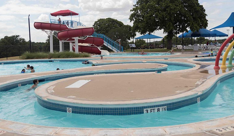 Arlington's Randol Mill Family Aquatic Center Hosted Electrifying 'Glow Up Pool Party' Yesterday