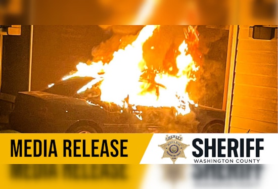 Arson Investigation Underway in Beaverton After Vehicle Set Ablaze, Suspect at Large