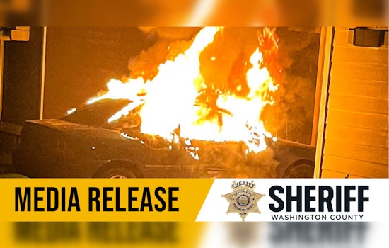 Arson Investigation Underway in Beaverton After Vehicle Set Ablaze, Suspect at Large